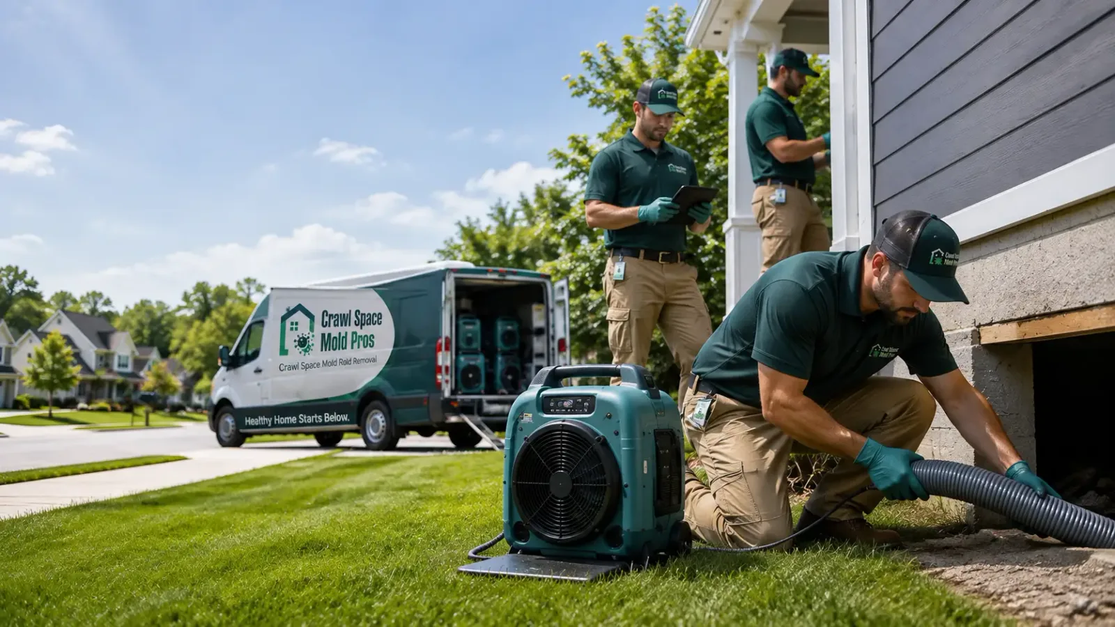 Crawl Space Mold Removal in Stewartsville, NJ